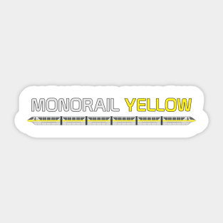 Monorail Yellow Sticker